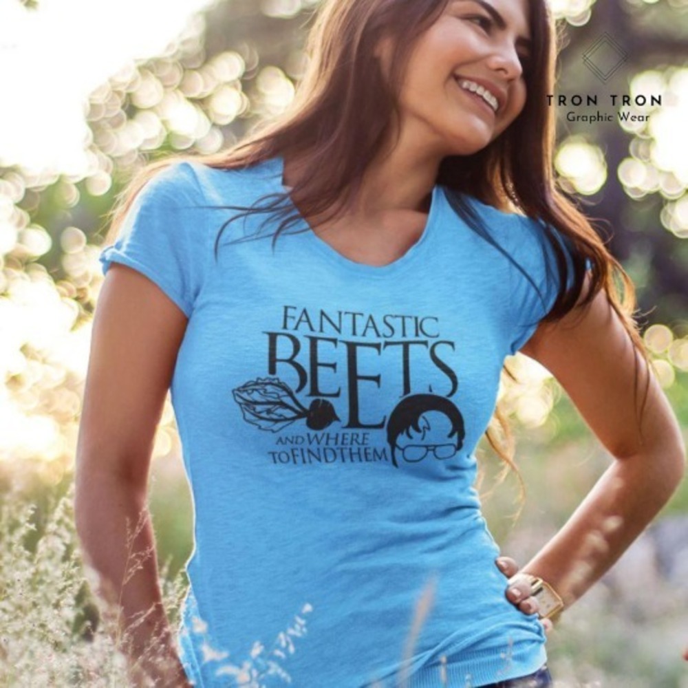 Dwight Schrute T-shirt Bella Canvas Adult XL Fantastic Beets The Office Tee D8